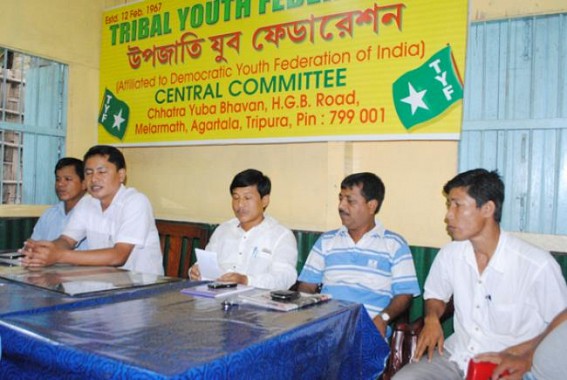 CPI (M) tribal students, youth wings oppose Twipraland CPI (M) tribal students, youth wings oppose Twipraland